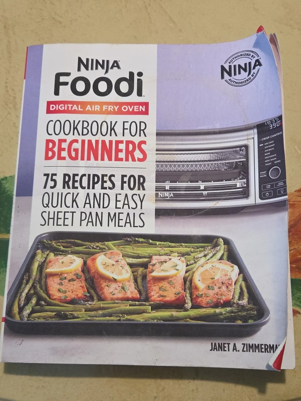 Ninja Foodi Cookbook for Beginners - White and Red Accents